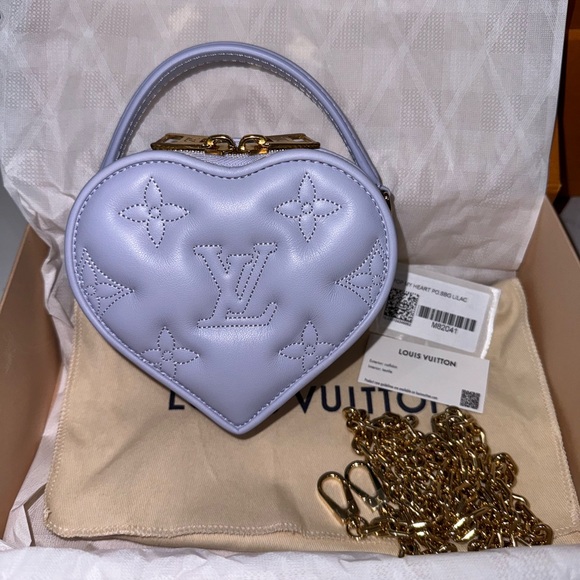 Louis Vuitton Pop My Heart Pouch Lilac Purple - Picture 1 of 11
